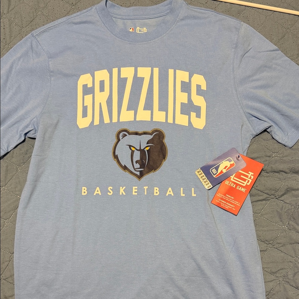 Grizzlies Basketball Blue T-Shirt men’s medium Brand new w: tags